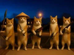 ਗਨ ਕਲਿਕਰ ਈਵੇਲੂਸ਼ਨ ਵਾਲੀ ਬਿੱਲੀ