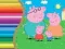 Peppa Pig ਲਈ ਰੰਗਦਾਰ ਕਿਤਾਬ 