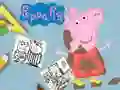PeppaPig ਰੰਗਦਾਰ ਕਿਤਾਬ 