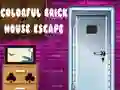ਰੰਗੀਨ ਇੱਟ ਹਾਊਸ ਏਕੇਪ ਰੰਗੀਨ ਇੱਟ ਹਾਊਸ ਏਕੇਪ