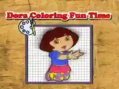 ਡੋਰਾ ਕਲਰਿੰਗ ਫਨ ਟਾਈਮ 