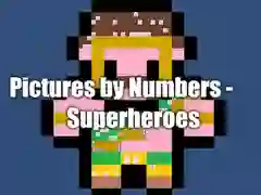 ਨੰਬਰਾਂ ਦੁਆਰਾ ਤਸਵੀਰਾਂ - ਸੁਪਰਹੀਰੋਜ਼ 