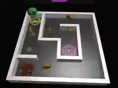3d ਮੇਜ਼ ਅਤੇ ਰੋਬੋਟ 
