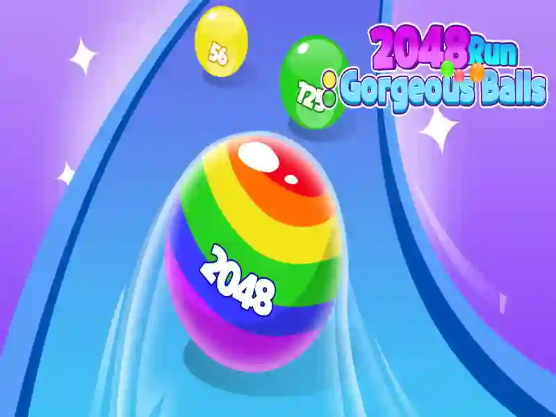 2048 ਖੂਬਸੂਰਤ ਗੇਂਦਾਂ ਚਲਾਓ