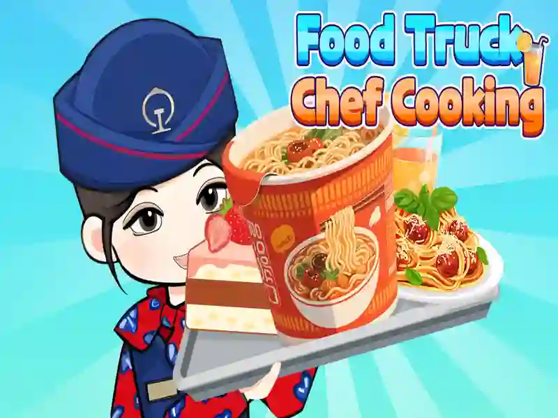 ਭੋਜਨ ਟਰੱਕ ਸ਼ੈੱਫ ਪਕਾਉਣ