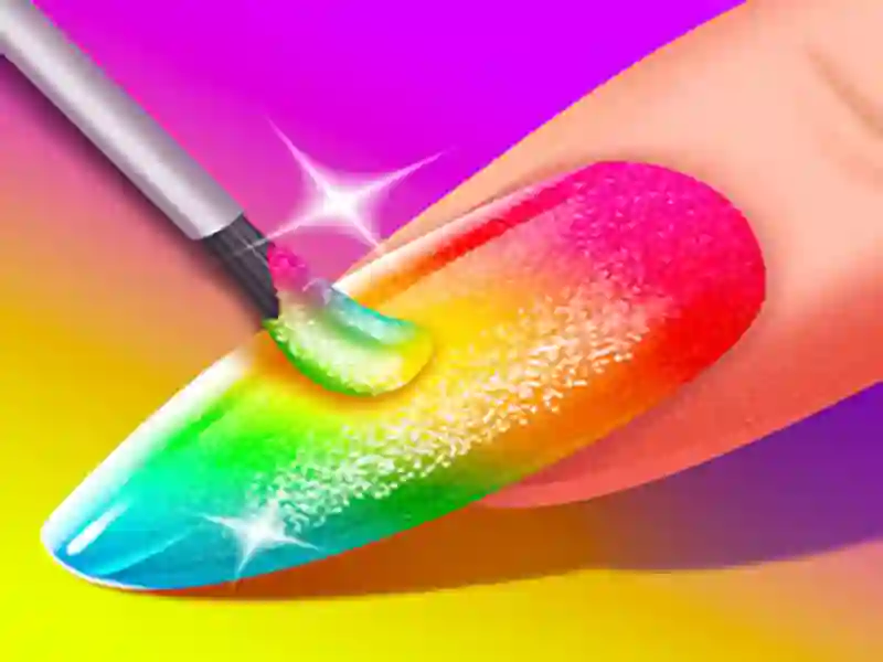 ਕੁੜੀਆਂ ਫੈਸ਼ਨ ਨਹੁੰ ਸੈਲੂਨ