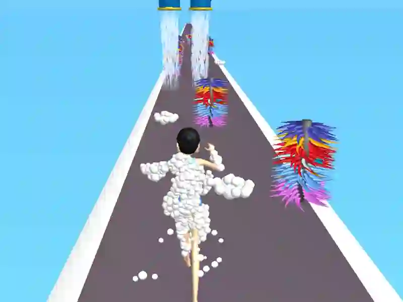 ਝੱਗ ਵਿੱਚ ਚੱਲ ਰਿਹਾ ਹੈ