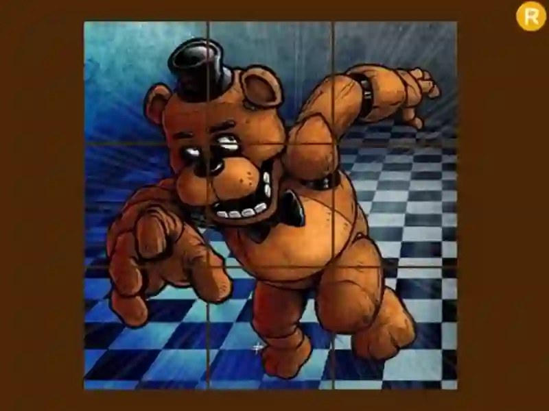 Fnaf Freddy ਸਲਾਈਡਿੰਗ ਬੁਝਾਰਤ