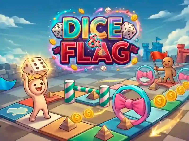 Dice and Flag