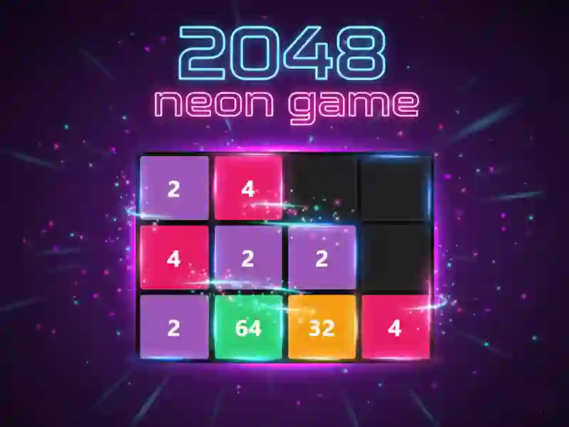 2048 ਨਿਓਨ ਗੇਮ