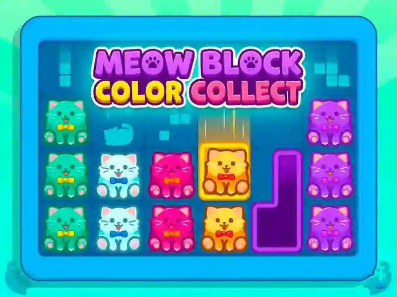 Meow Block Color Collect