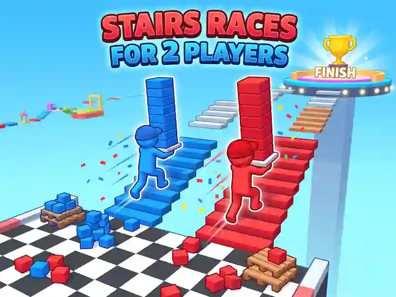 Stairs Races For 2 Players