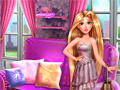 Rapunzel ਦੇ ਬਾਲ ਪਹਿਰਾਵੇ ਨੂੰ ਲੱਭੋ 