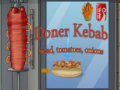 ਡੋਨਰ ਕਬਾਬ ਸਲਾਦ, ਟਮਾਟਰ, ਪਿਆਜ਼ 