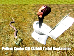 Python Snake Kill Skibidi Toilet Backrooms 